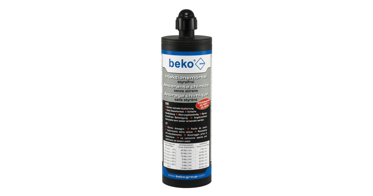 Fischer Injektionsmörtel FIS AB 300 T 3er-Set - Montagemörtel Mit ETA-Bewertung & R120, 3x 300ml