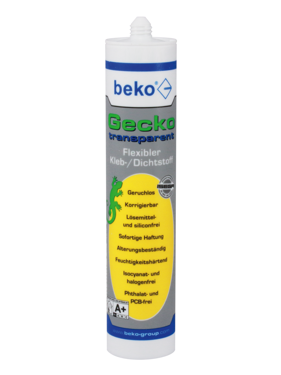 Bisk Gecko Sauggriff-Toilettenpapierhalter, Transparentes Grün – Bohrfrei, Einfach Zu Montieren, Bis 3 Kg